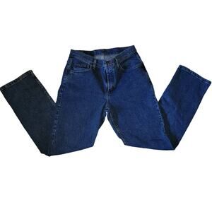 Denim Riders high rise blue straight leg jeans size 12M
